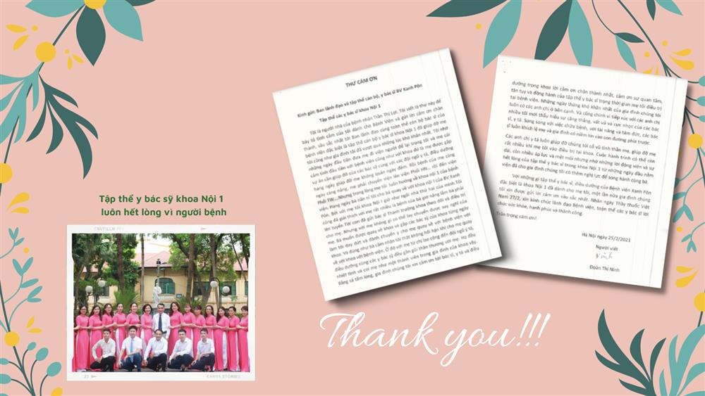 THƯ KHEN TẬP THỂ KHOA NỘI I